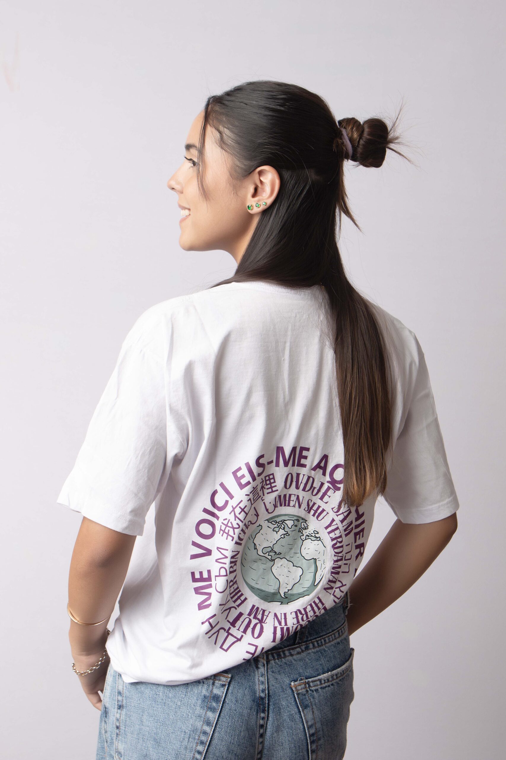 Camisa "Eis-me aqui" - Branca - Imagem 2