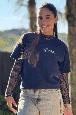 Camisa "Canção do Profeta" (Marinho)