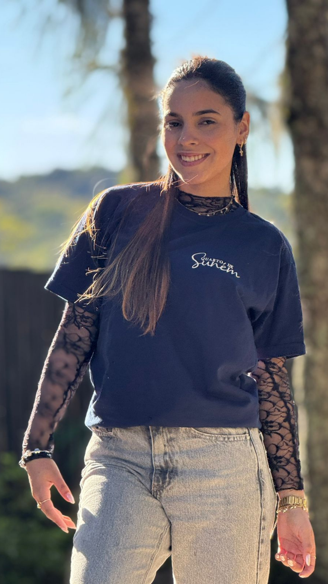 Camisa "Canção do Profeta" (Marinho)